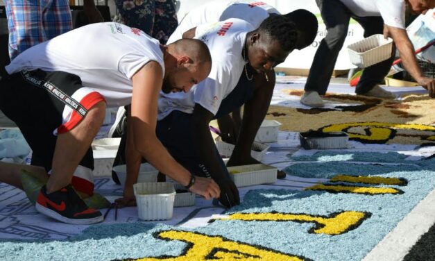 L’infiorata 2020 a Giulianova per la Madonna del Portosalvo