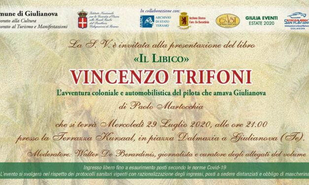 Paolo Martocchia presenta il libro su Trifoni a Giulianova