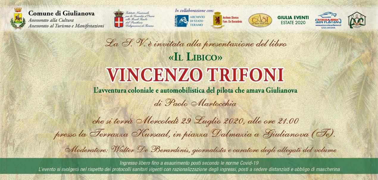 Paolo Martocchia presenta il libro su Trifoni a Giulianova