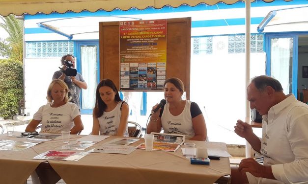 “Uomini e donne in mare contro la violenza sulle donne”