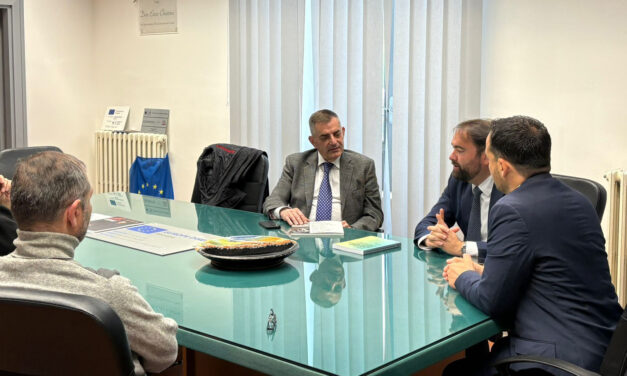 Il questore Sorgonà in visita al Consorzio Punto Europa