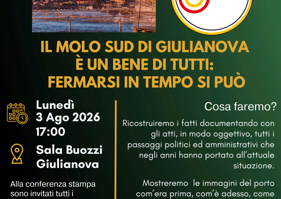 Caliscendi al porto, conferenza aperta a Giulianova