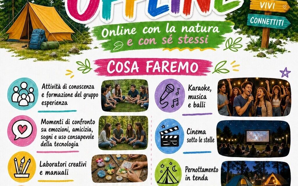 A Cellino una giornata senza cellulare per ragazzi dai 10 ai 16 anni
