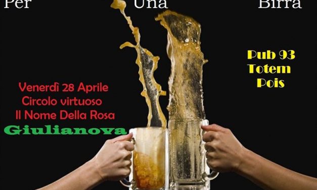 ‘PerUnaBirra’: quarto appuntamento con ‘Gocce di memoria’