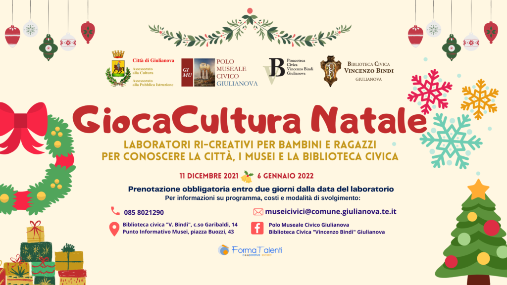 laboratori GiocaCultura Natale bambini e ragazzi