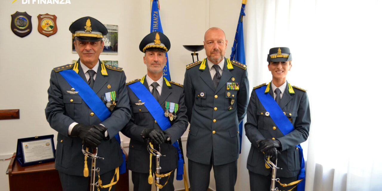 Guardia di Finanza, nuovo comandante al Nucleo di Pescara