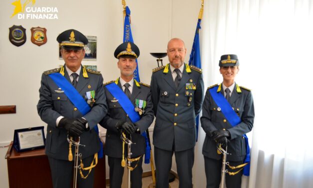 Guardia di Finanza, nuovo comandante al Nucleo di Pescara