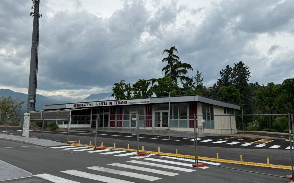 Teramo, la nuova autostazione di piazza San Francesco verso il completamento