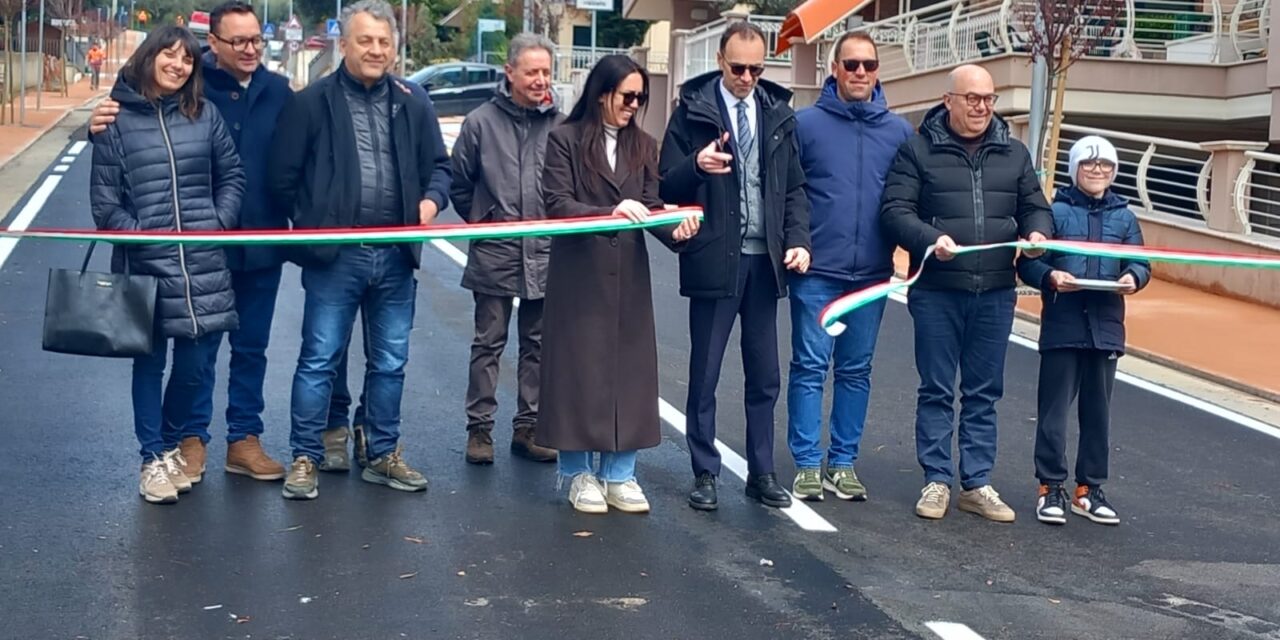 Bellante Stazione, riaperto viale Matteotti dopo i lavori