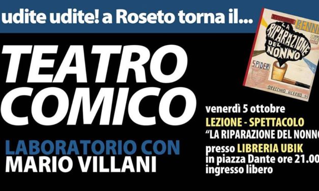 Lezione di teatro comico a Roseto degli Abruzzi