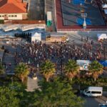 Giulianova, in Piazza del Mare ampia adesione alla camminata solidale