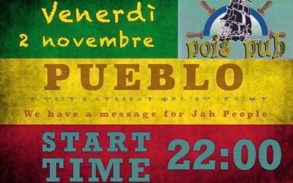 Reggae a Giulianova: tutti al Pois Pub con i “Pueblo”