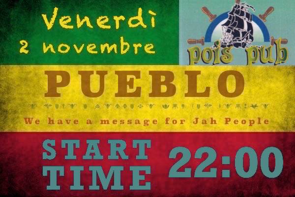 Reggae a Giulianova: tutti al Pois Pub con i “Pueblo”