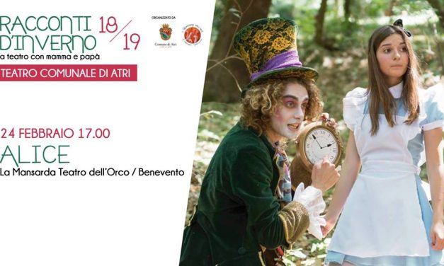 “Alice nel Paese delle Meraviglie” in scena al teatro di Atri