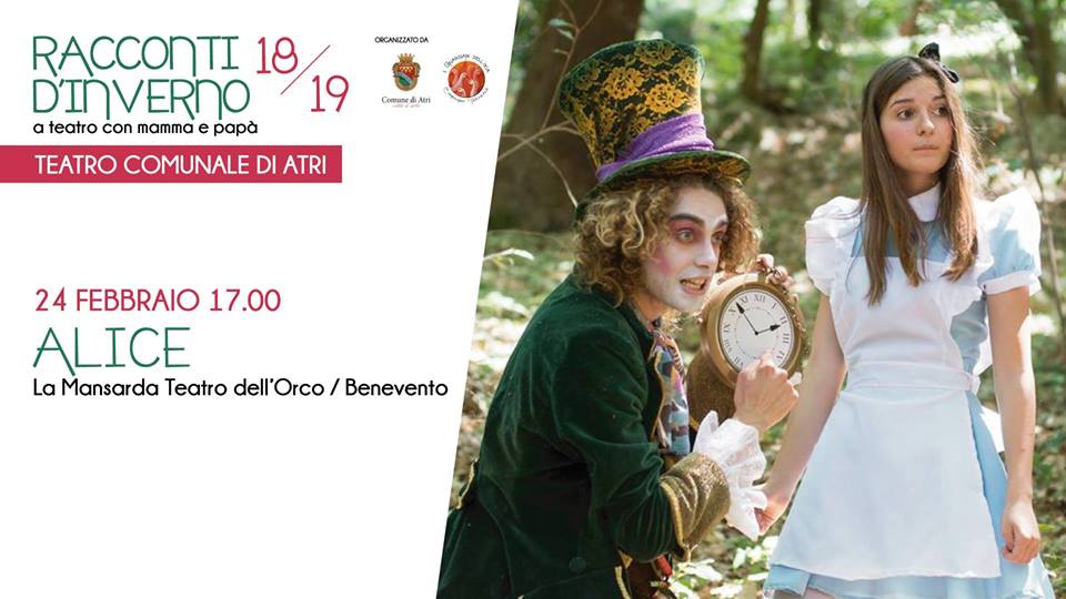 “Alice nel Paese delle Meraviglie” in scena al teatro di Atri