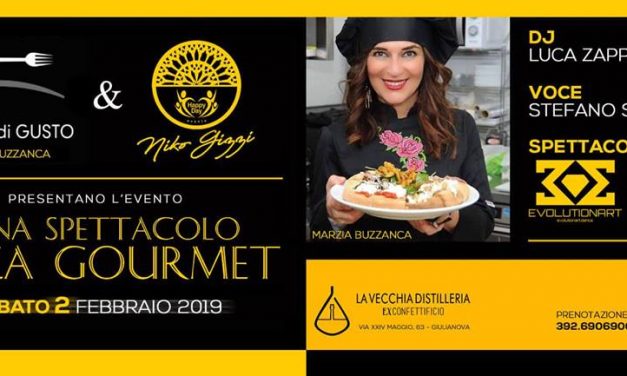 “Percorsi di Gusto” a Giulianova: cena-spettacolo presso la Vecchia Distilleria