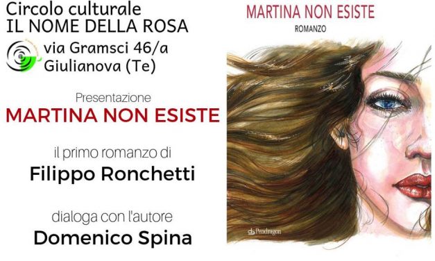 “Martina non esiste”: Filippo Ronchetti presenta il suo libro a Giulianova