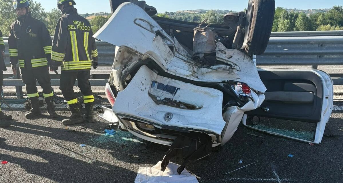 Code sulla Teramo Mare dopo un incidente a catena
