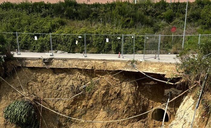 Città Sant’Angelo, avviato il cantiere sulla frana dell’Ibisco