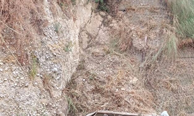 Città Sant’Angelo, nuovo allarme sul costone del giardino