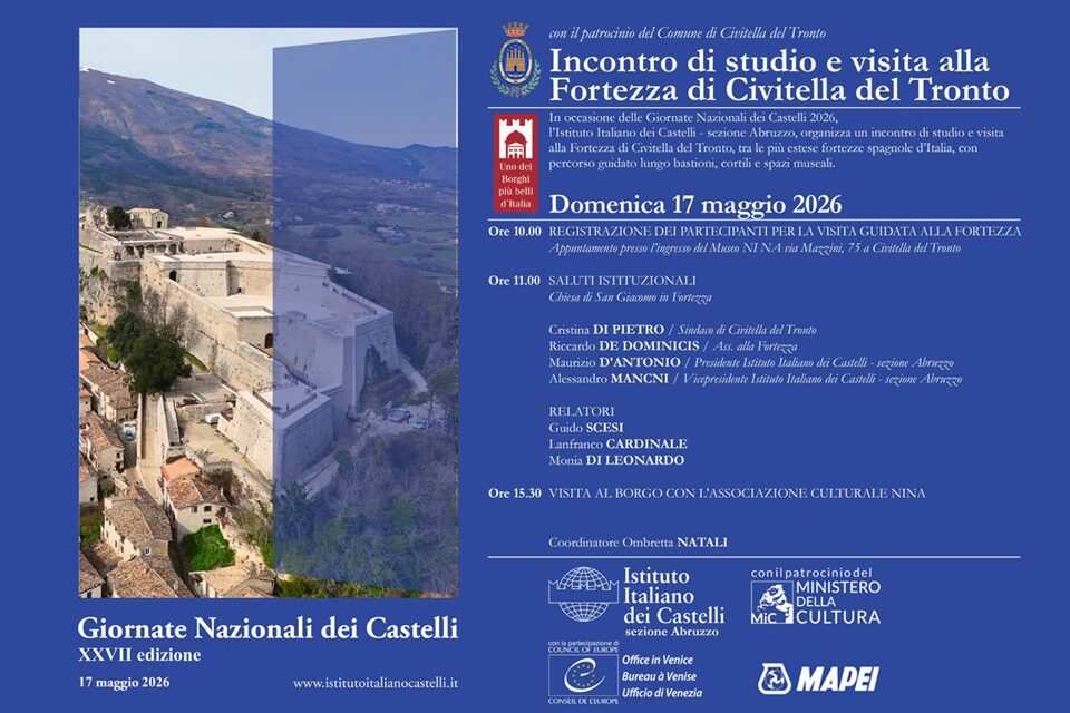 Civitella del Tronto celebra i castelli con visite alla Fortezza