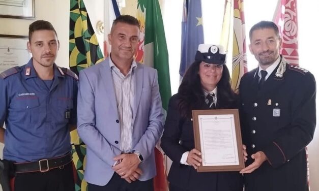 Encomio dei Carabinieri a un’agente di Maltignano