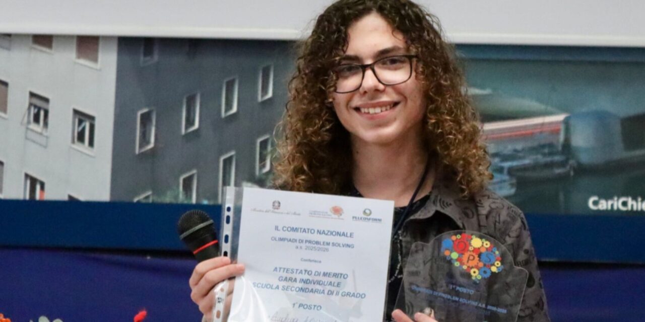 Studente di Pineto campione nazionale di problem solving