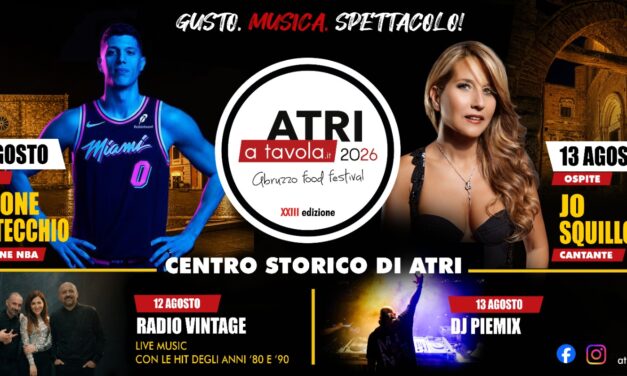 Atri celebra i sapori d’Abruzzo con due serate nel centro storico