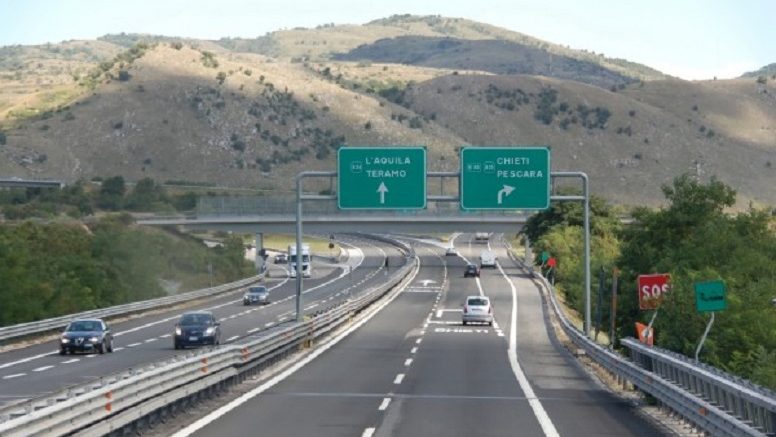 A24, stop notturno verso Teramo tra L’Aquila Est e Assergi