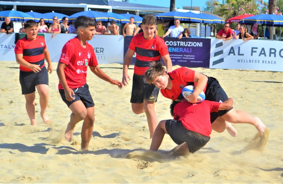 Beach rugby Under 14 ad Alba Adriatica, successo aquilano