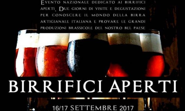 Torna il 16 e il 17 Settembre ‘Birrifici Aperti’
