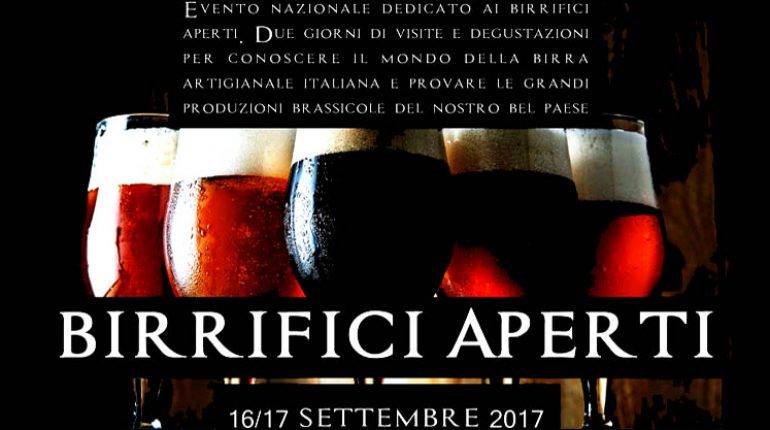 Torna il 16 e il 17 Settembre ‘Birrifici Aperti’