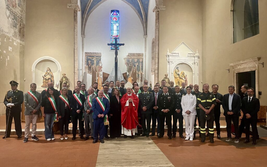 Teramo, celebrazione per San Matteo con la Guardia di Finanza