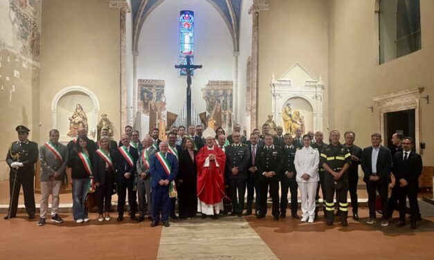 Teramo, celebrazione per San Matteo con la Guardia di Finanza