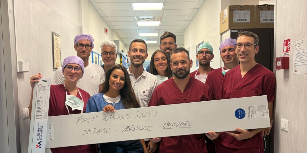 Teramo, intervento pionieristico all’ospedale Mazzini