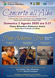Concerto all'alba Giulianova Pino Arborea Trio