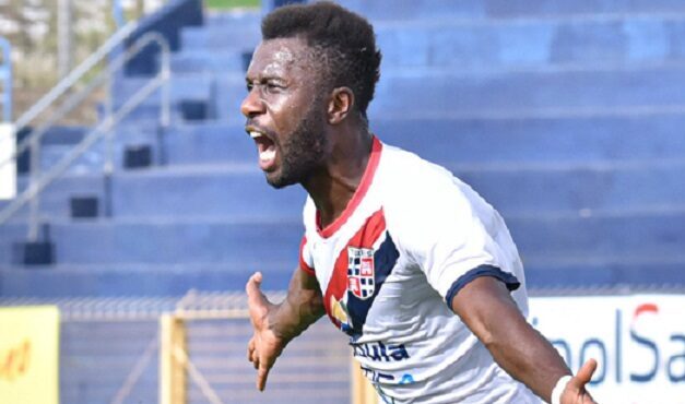 Teramo, Diakite in campo: il nuovo attaccante ha iniziato