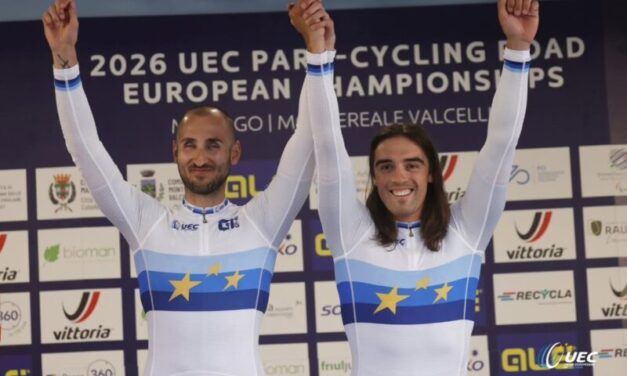 Paraciclismo europeo, Roseto festeggia l’oro del tandem