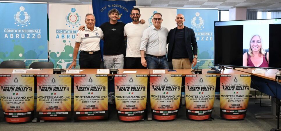 Beach volley, a Montesilvano una settimana tricolore dal 27 luglio