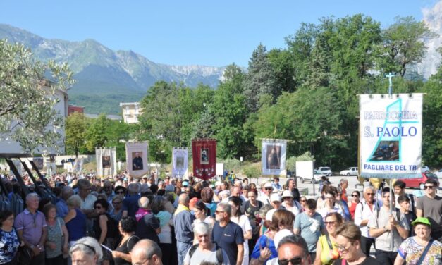 San Gabriele, grande afflusso di fedeli per la festa del pellegrino