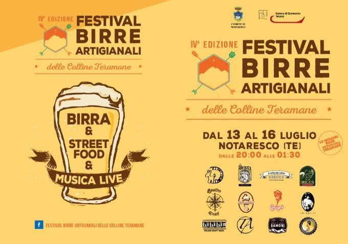 4° Edizione del Festival delle Birre Artigianali a Notaresco