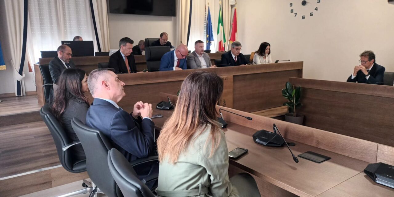 Frana di Silvi, sopralluogo della Commissione parlamentare