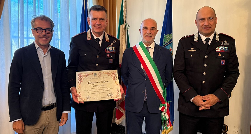 Dopo 40 anni nell’Arma va in congedo il teramano Graziano Leone