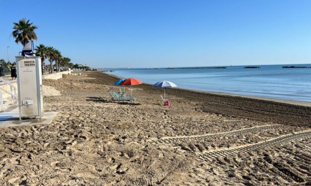Roseto, spiagge ripristinate prima del pieno dell’estate