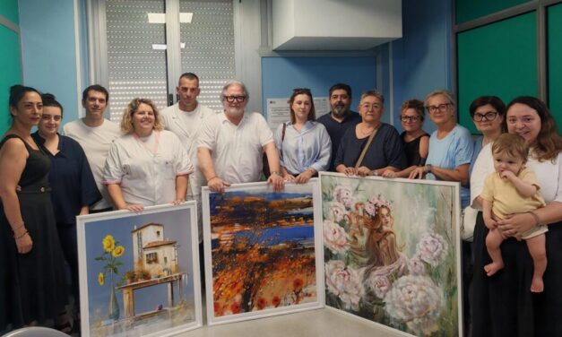 Al Mazzini nuove opere d’arte nei reparti di Ostetricia