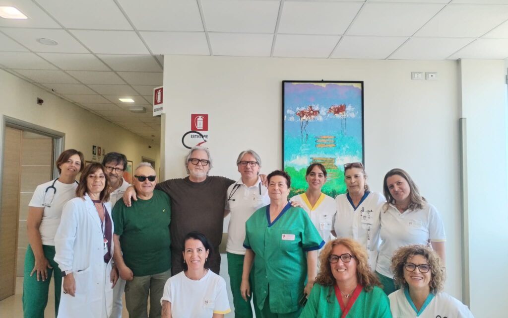 Giulianova, un dipinto donato alla Cardiologia dell’ospedale