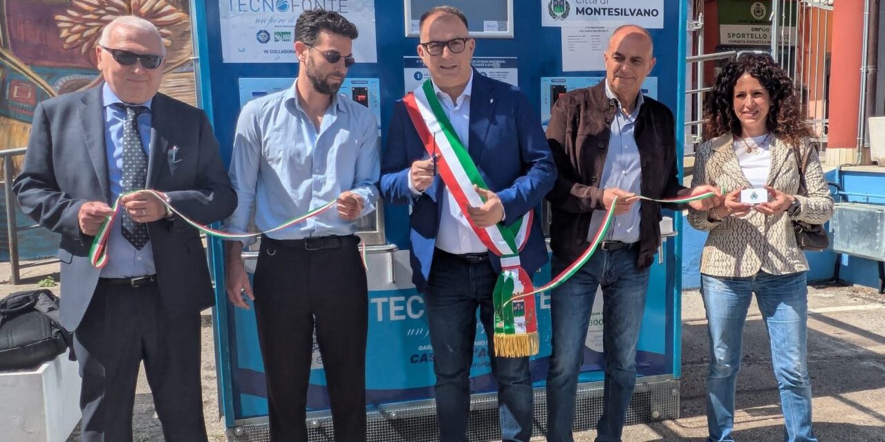 A Montesilvano attive quattro nuove case dell’acqua