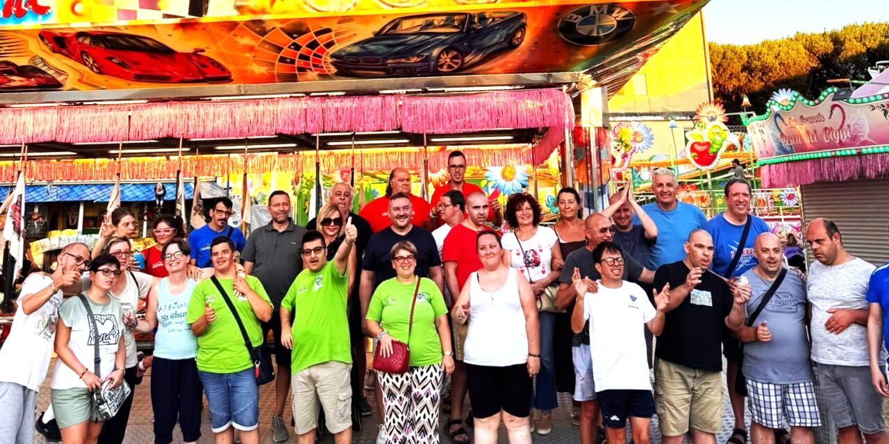 Silvi, pomeriggio inclusivo al luna park per bambini e ragazzi