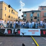 Teramo, in piazza la festa di fine ciclo per gli studenti