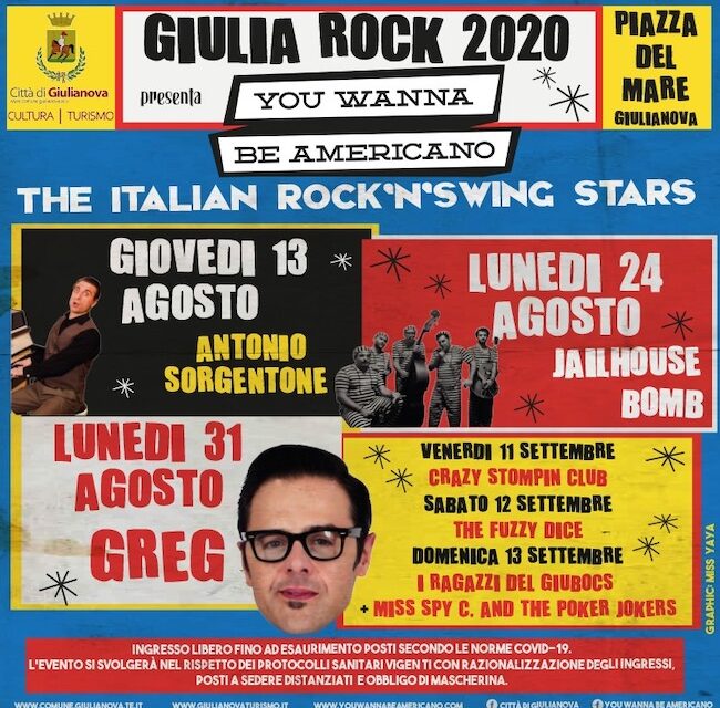 Giulia Rock 2020: il 31 agosto Greg in concerto